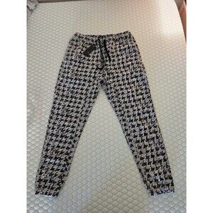 Zanerobe Jogger Pants Mens 36 Black White Check NWT Sureshot